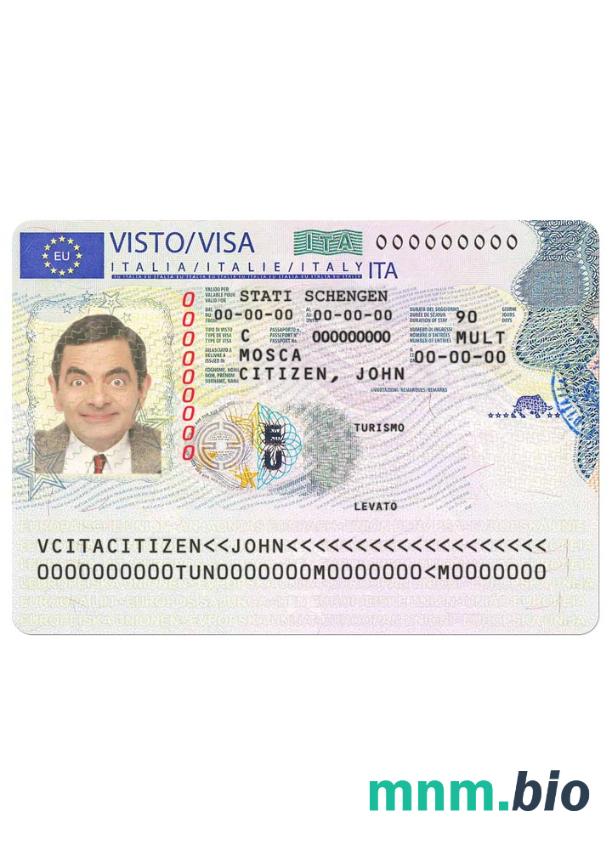 Włochy wiza schengen Wersja 2